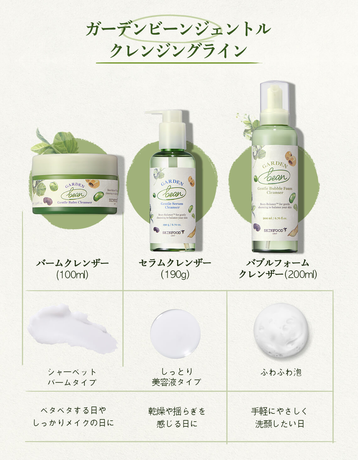 ガーデンビーンジェントルバームクレンザー 100mL クレンジング